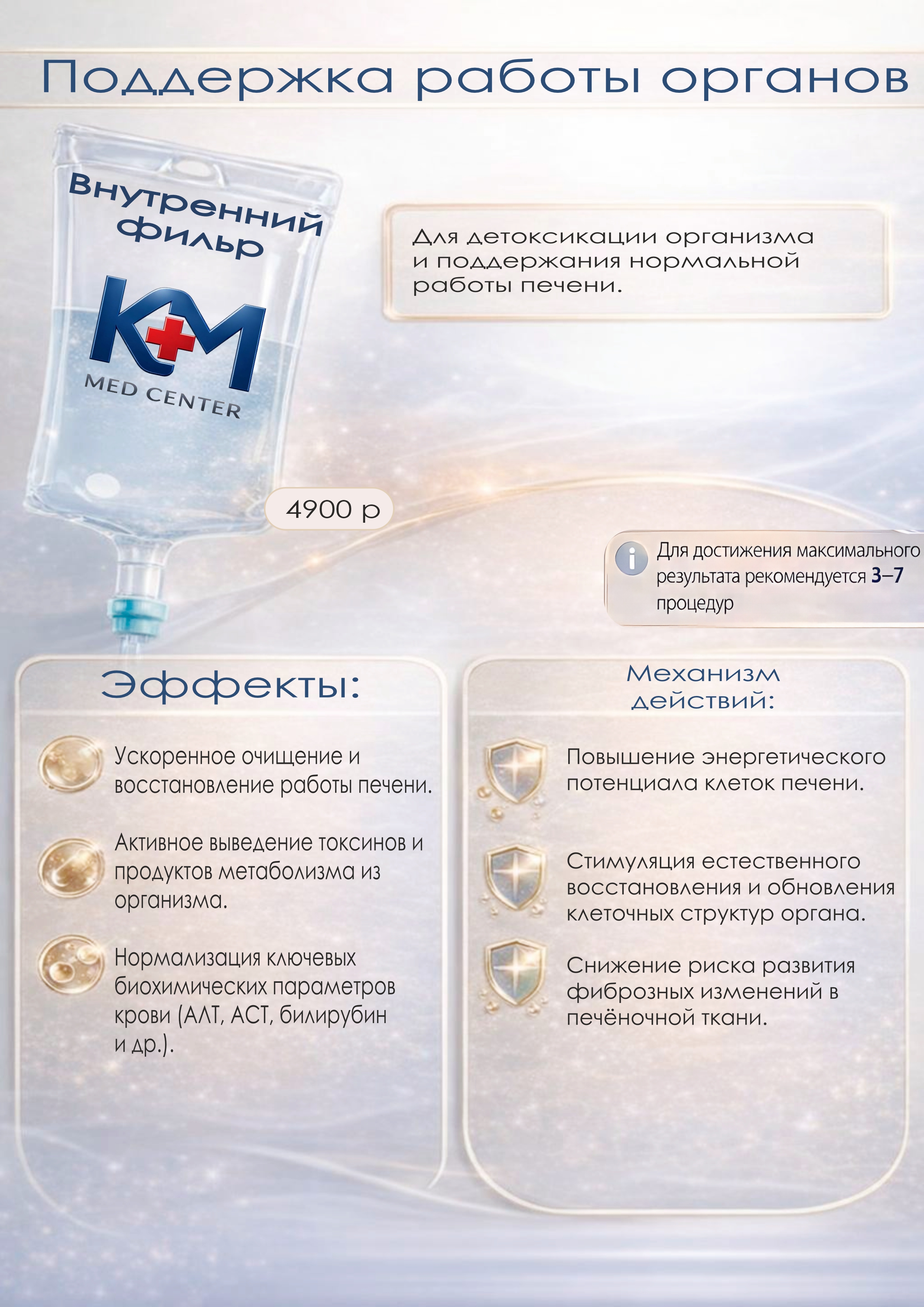 Программа Внутренний фильтр для детоксикации