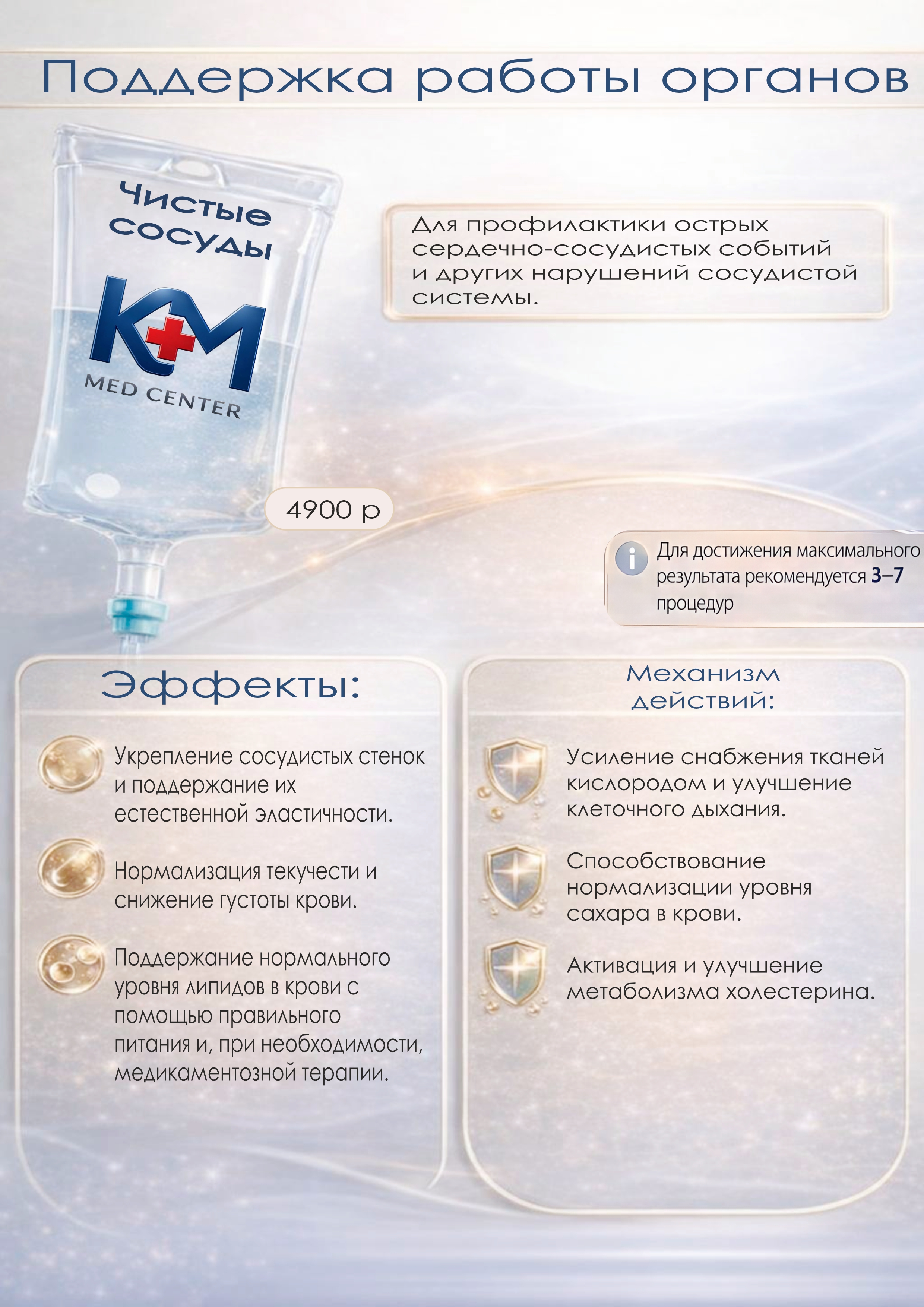 Программа ЧистыеСосуды для поддержки сердечно-сосудистой системы